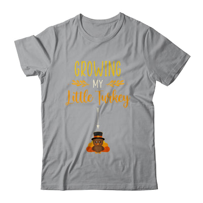 Growing My Turkey Thanksgiving Pregnancy Announcement T-Shirt & Hoodie | Teecentury.com