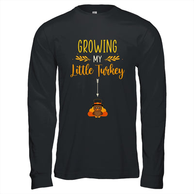 Growing My Turkey Thanksgiving Pregnancy Announcement T-Shirt & Hoodie | Teecentury.com