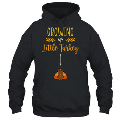 Growing My Turkey Thanksgiving Pregnancy Announcement T-Shirt & Hoodie | Teecentury.com