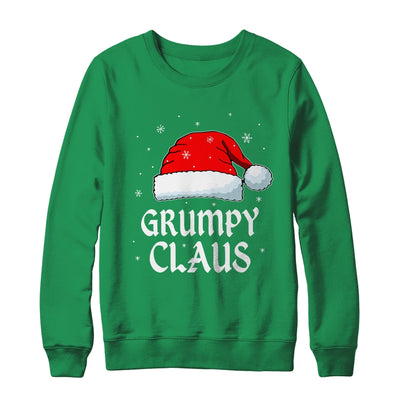 Grumpy Claus Santa Hat Christmas Gift Family Matching T-Shirt & Sweatshirt | Teecentury.com