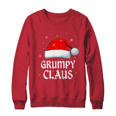 Grumpy Claus Santa Hat Christmas Gift Family Matching T-Shirt & Sweatshirt | Teecentury.com