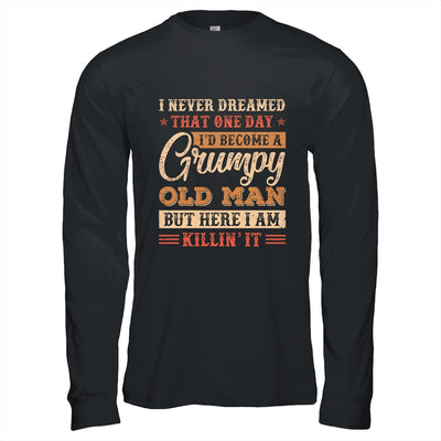 Grumpy Grandpa Old Man Joke Sarcastic Humor Saying Fathers Shirt & Hoodie | teecentury