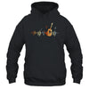 Guitar Heartbeat Vintage Musician Music Guitar Lover Shirt & Hoodie | teecentury