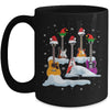 Guitar Santa Hat Christmas Tree Funny Music Loves Xmas Mug Coffee Mug | Teecentury.com