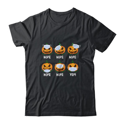Halloween 2022 Pumpkin Wearing Mask Wrong Funny Gifts T-Shirt & Sweatshirt | Teecentury.com