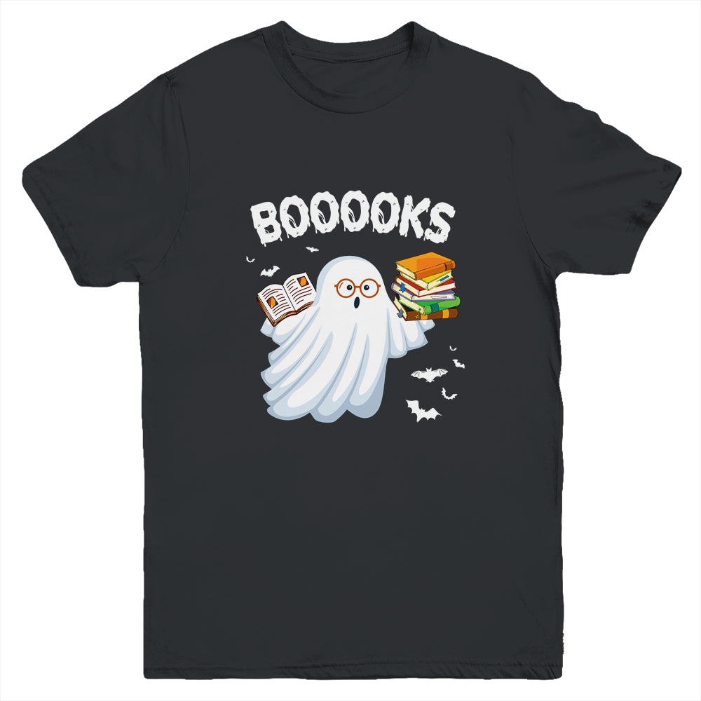 Halloween Books Librarian English Teacher Kids Reader Youth Youth Shirt | Teecentury.com