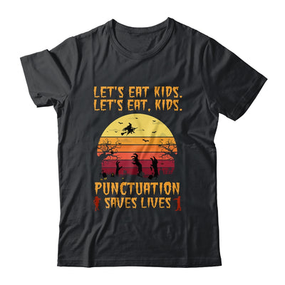 Halloween Costume Teacher Lets Eat Kids Punctuation Funny T-Shirt & Hoodie | Teecentury.com