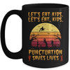 Halloween Costume Teacher Lets Eat Kids Punctuation Funny Mug Coffee Mug | Teecentury.com