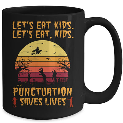 Halloween Costume Teacher Lets Eat Kids Punctuation Funny Mug Coffee Mug | Teecentury.com