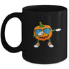 Halloween Dabbing Pumpkin Thanksgiving Day Boys Girls Kids Mug Coffee Mug | Teecentury.com