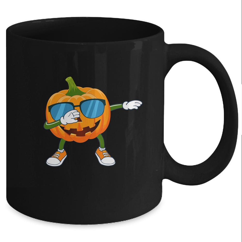 Halloween Dabbing Pumpkin Thanksgiving Day Boys Girls Kids Mug Coffee Mug | Teecentury.com