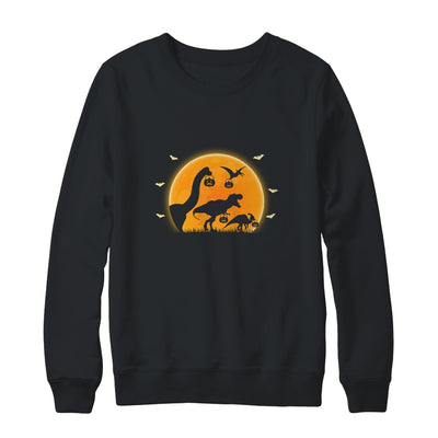 Halloween Dinosaur T-Rex Pumpkin Gift Kids Boys Girls T-Shirt & Sweatshirt | Teecentury.com