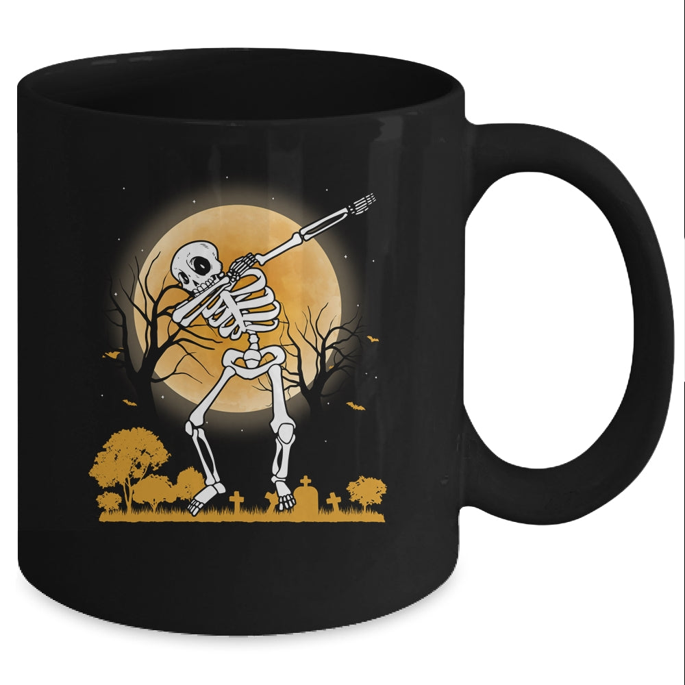 Halloween For Boys Kids Dabbing Skeleton Costume Dab Mug Coffee Mug | Teecentury.com