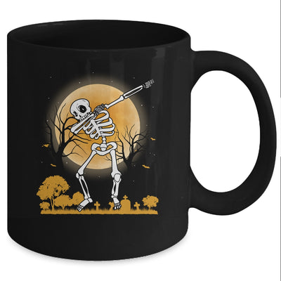 Halloween For Boys Kids Dabbing Skeleton Costume Dab Mug Coffee Mug | Teecentury.com