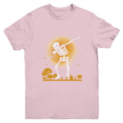Halloween For Boys Kids Dabbing Skeleton Costume Dab Youth Youth Shirt | Teecentury.com
