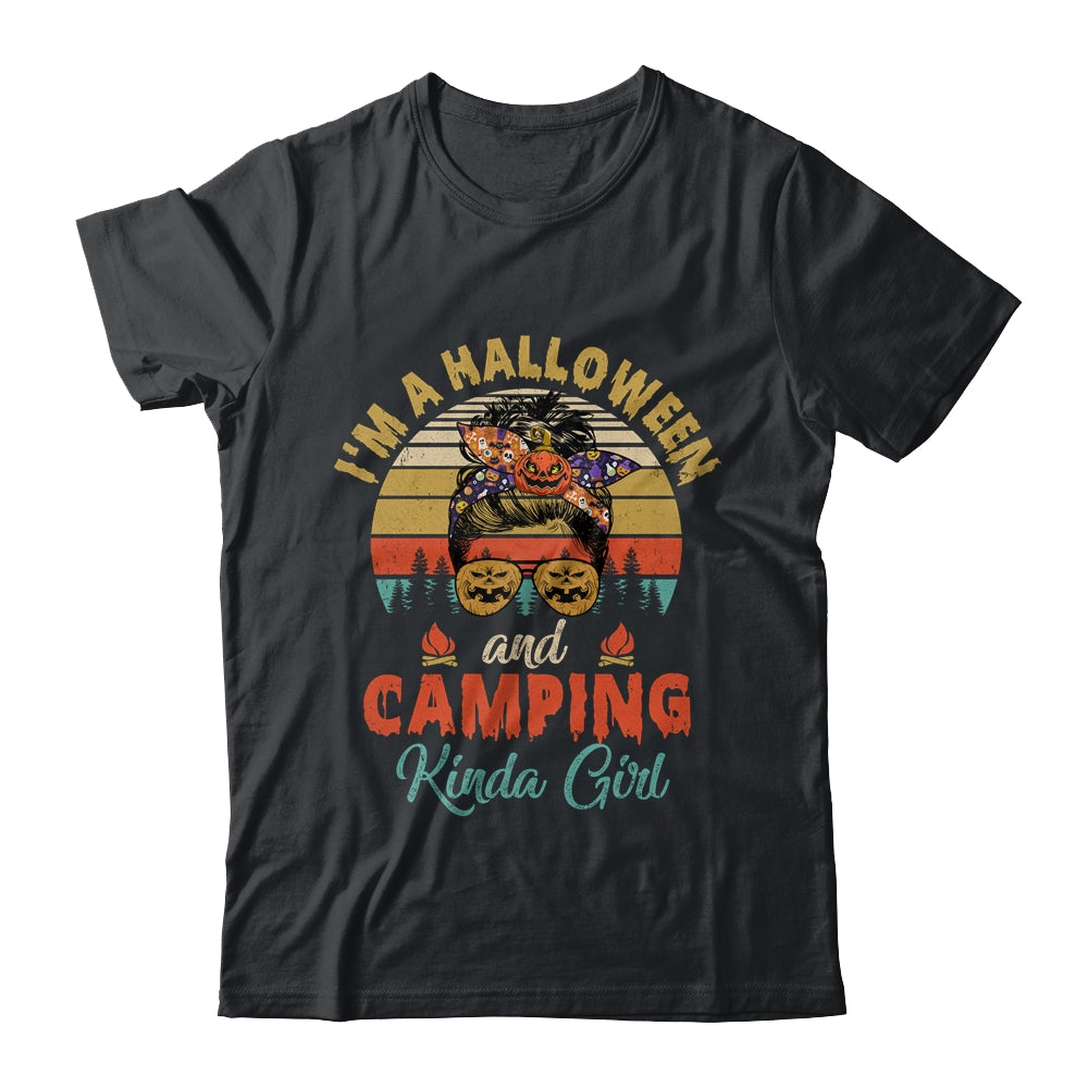 Halloween Girl Halloween Camping Queen Of Halloweeh Shirt & Hoodie | teecentury