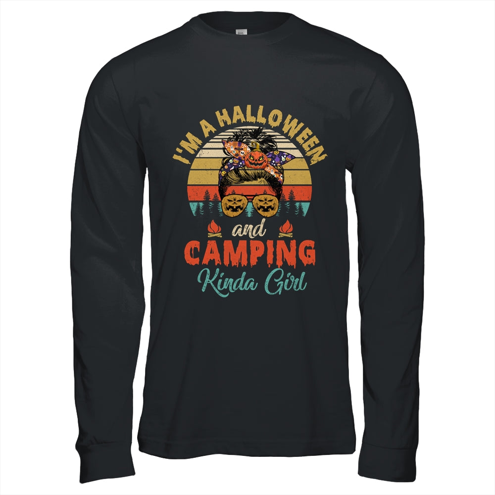 Halloween Girl Halloween Camping Queen Of Halloweeh Shirt & Hoodie | teecentury