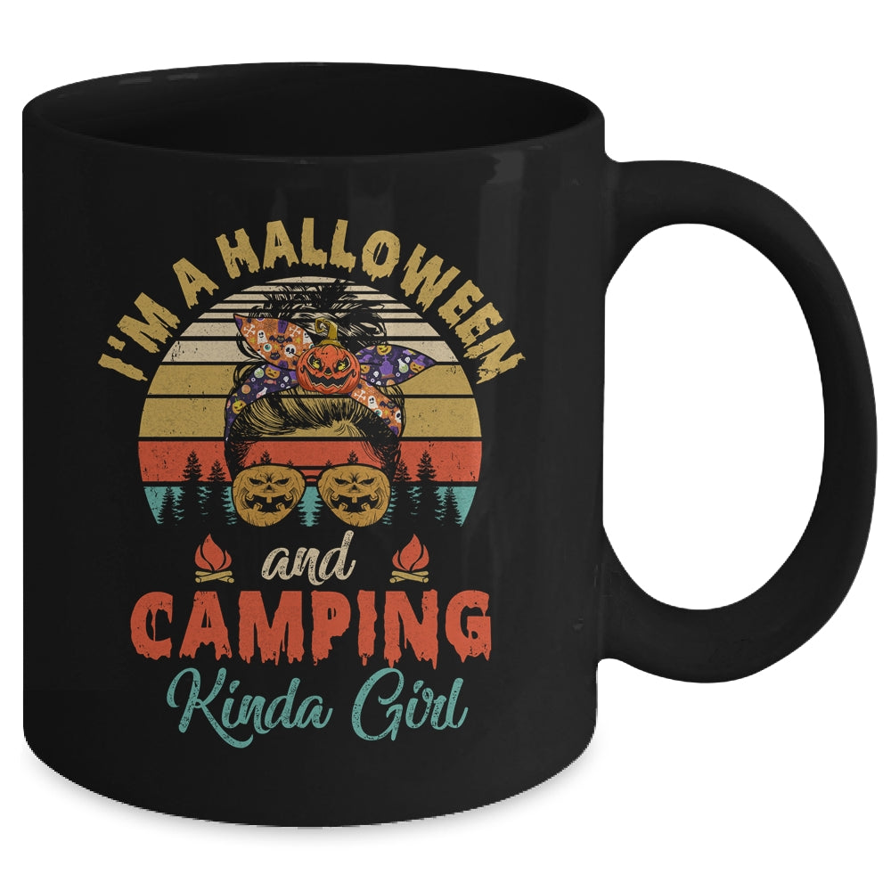 Halloween Girl Halloween Camping Queen Of Halloweeh Mug | teecentury