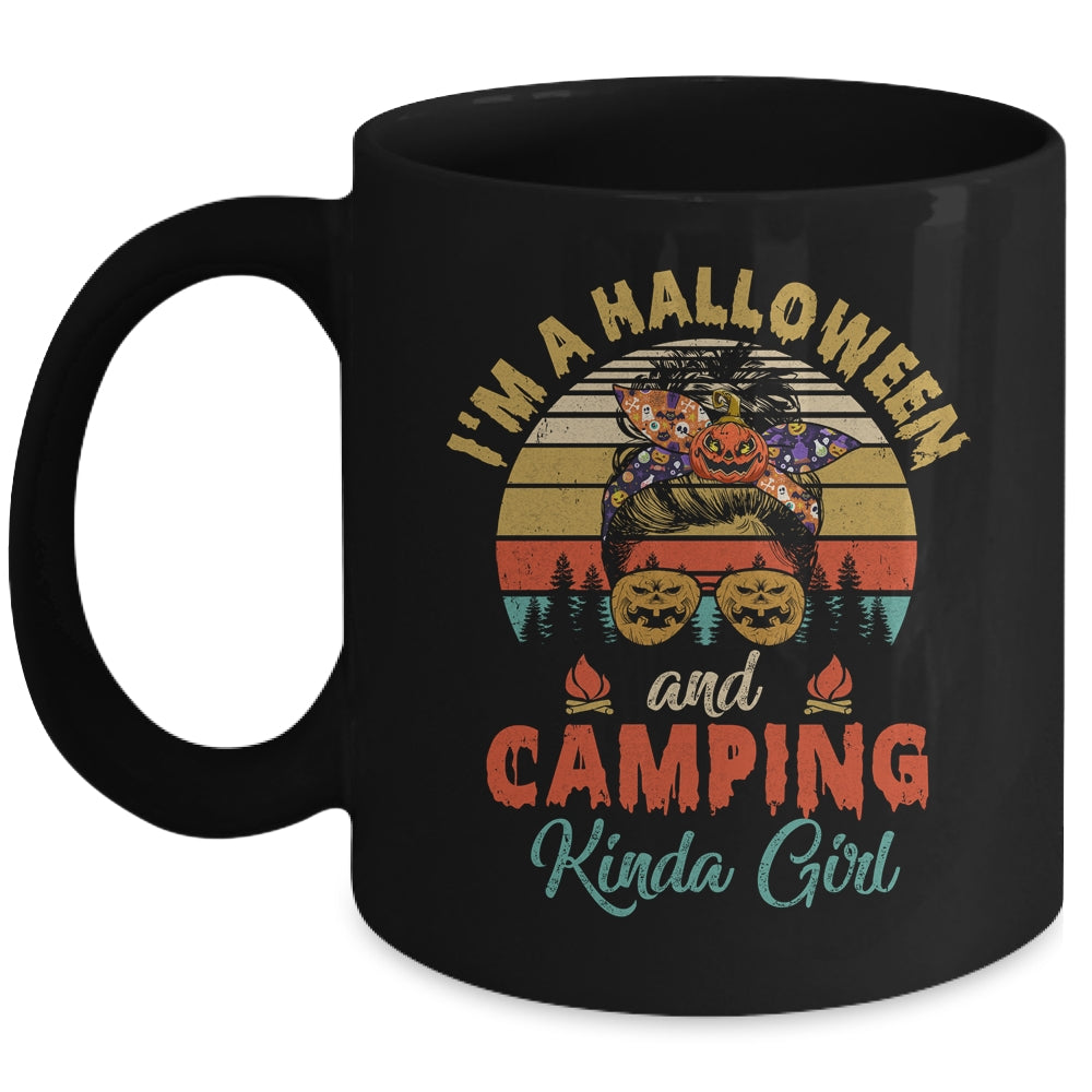 Halloween Girl Halloween Camping Queen Of Halloweeh Mug | teecentury
