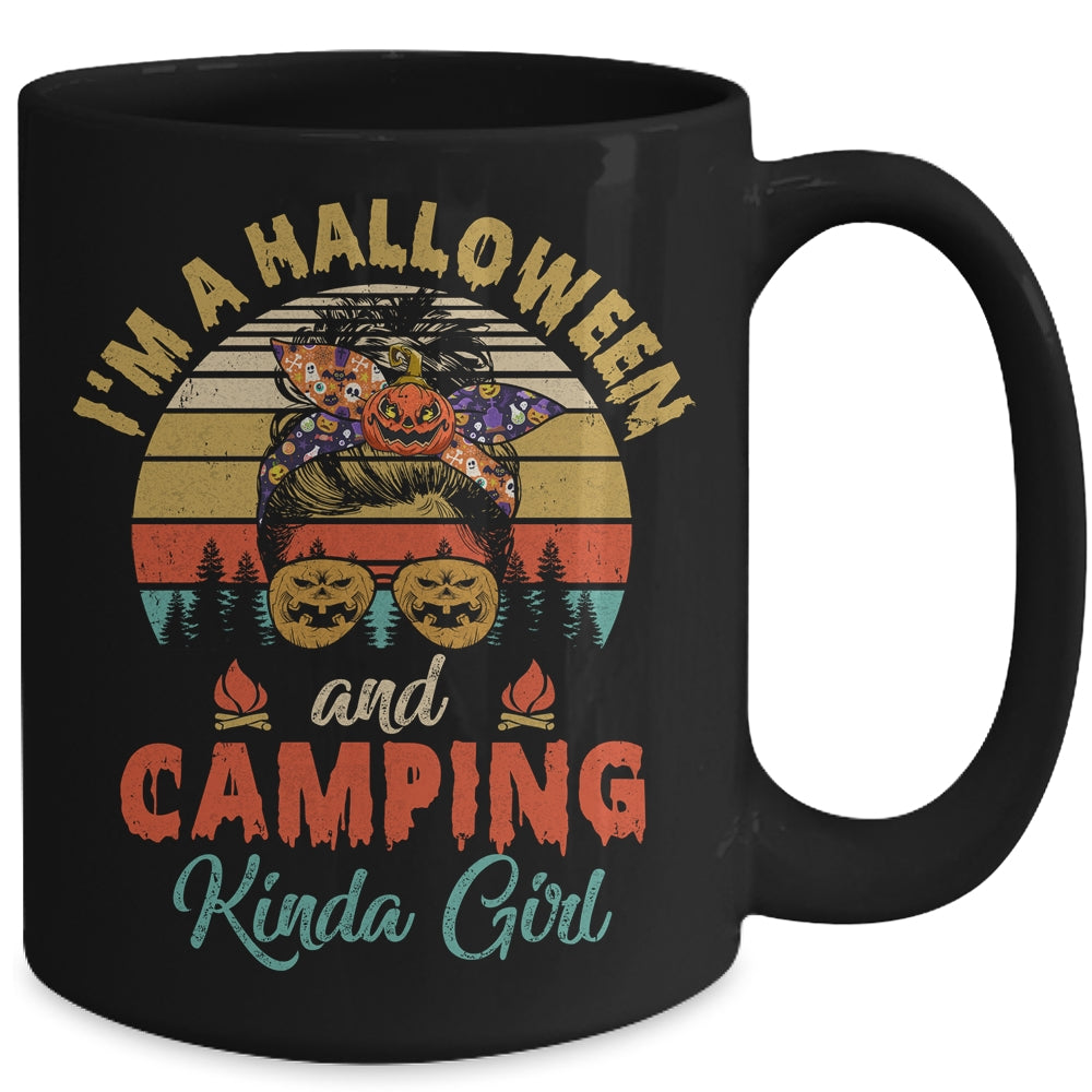 Halloween Girl Halloween Camping Queen Of Halloweeh Mug | teecentury