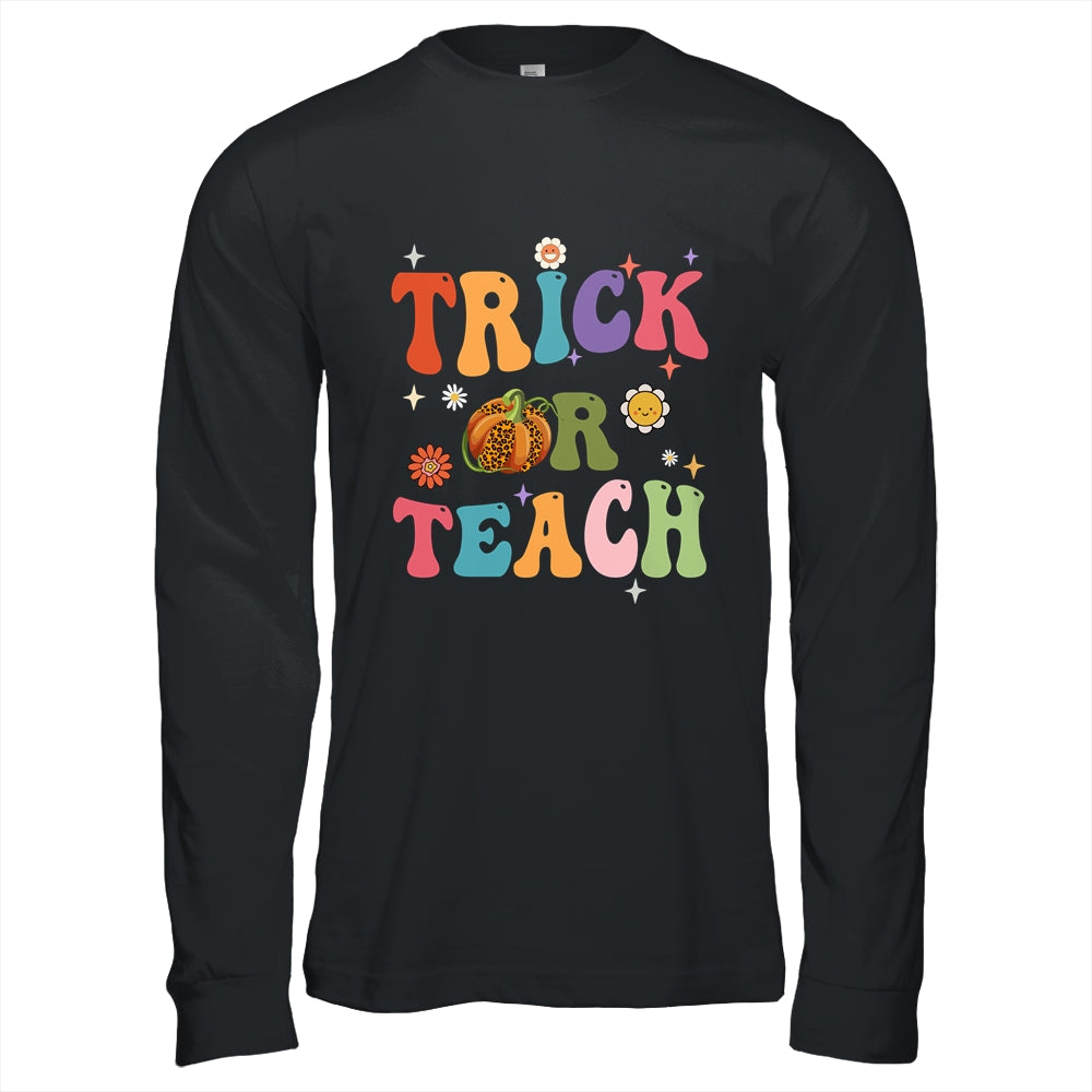 Halloween Groovy Trick Or Teach Funny Teacher Custome Women Shirt & Hoodie | teecentury