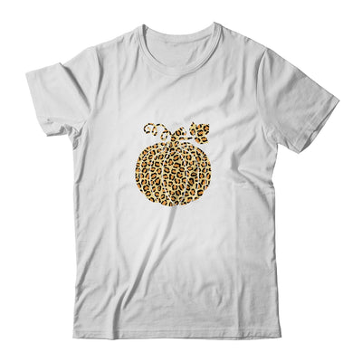 Halloween Pumpkin Women Plaid Leopard Funny Cute Fall T-Shirt & Sweatshirt | Teecentury.com