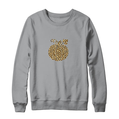 Halloween Pumpkin Women Plaid Leopard Funny Cute Fall T-Shirt & Sweatshirt | Teecentury.com