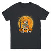 Halloween Skeleton Gamer Boys Kids Teens Gaming Youth Youth Shirt | Teecentury.com