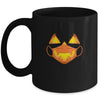 Halloween Tee Mask Costume Scary Pumpkin Mug Coffee Mug | Teecentury.com