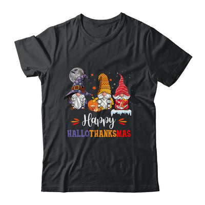 Halloween Thanksgiving Christmas Happy HalloThanksMas Gnomes T-Shirt & Hoodie | Teecentury.com