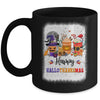 Halloween Thanksgiving Christmas Happy Hallothanksmas Coffee Mug | teecentury