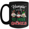Hangin With My 1st Grade Gnomies Christmas Teacher Buffalo Mug Coffee Mug | Teecentury.com