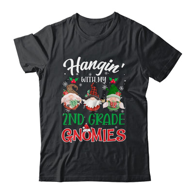 Hangin With My 2nd Grade Gnomies Christmas Teacher Buffalo T-Shirt & Sweatshirt | Teecentury.com