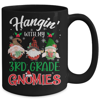 Hangin With My 3rd Grade Gnomies Christmas Teacher Buffalo Mug Coffee Mug | Teecentury.com
