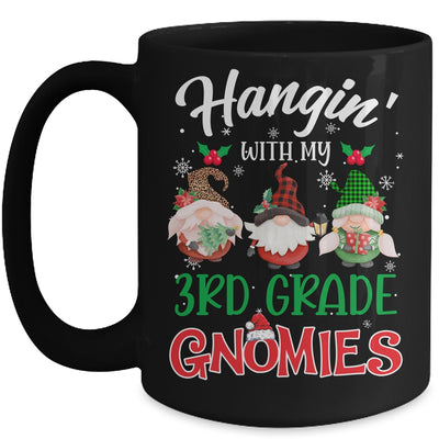 Hangin With My 3rd Grade Gnomies Christmas Teacher Buffalo Mug Coffee Mug | Teecentury.com