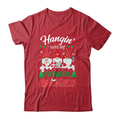 Hangin' With My Pediatric Gnomies Nurse Christmas Santa Hat T-Shirt & Sweatshirt | Teecentury.com