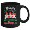 Hangin' With My Pediatric Gnomies Nurse Christmas Santa Hat Mug Coffee Mug | Teecentury.com