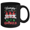 Hanging With My ER Gnomies Nurse Christmas Santa Hat Mug Coffee Mug | Teecentury.com