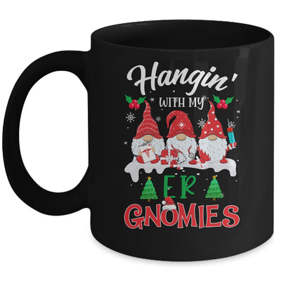 Hanging With My ER Gnomies Nurse Christmas Santa Hat Mug Coffee Mug | Teecentury.com