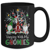 Hanging With My Gnomies Christmas Matching Family Xmas Mug Coffee Mug | Teecentury.com
