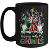 Hanging With My Gnomies Christmas Matching Family Xmas Mug Coffee Mug | Teecentury.com