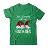 Hanging With My Gnomies Christmas Santa Gnome Xmas Tree T-Shirt & Sweatshirt | Teecentury.com