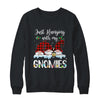 Hanging With My Gnomies Christmas Santa Gnome Xmas Tree T-Shirt & Sweatshirt | Teecentury.com
