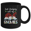 Hanging With My Gnomies Christmas Santa Gnome Xmas Tree Mug Coffee Mug | Teecentury.com