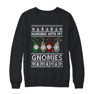 Hanging With My Gnomies Cute Gnomes Christmas Ugly T-Shirt & Sweatshirt | Teecentury.com