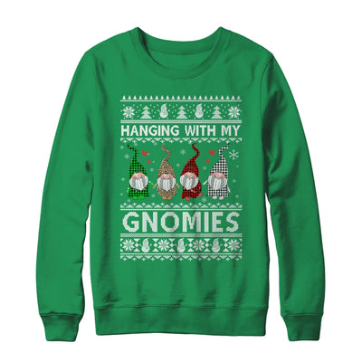 Hanging With My Gnomies Cute Gnomes Christmas Ugly T-Shirt & Sweatshirt | Teecentury.com