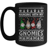 Hanging With My Gnomies Cute Gnomes Christmas Ugly Mug Coffee Mug | Teecentury.com