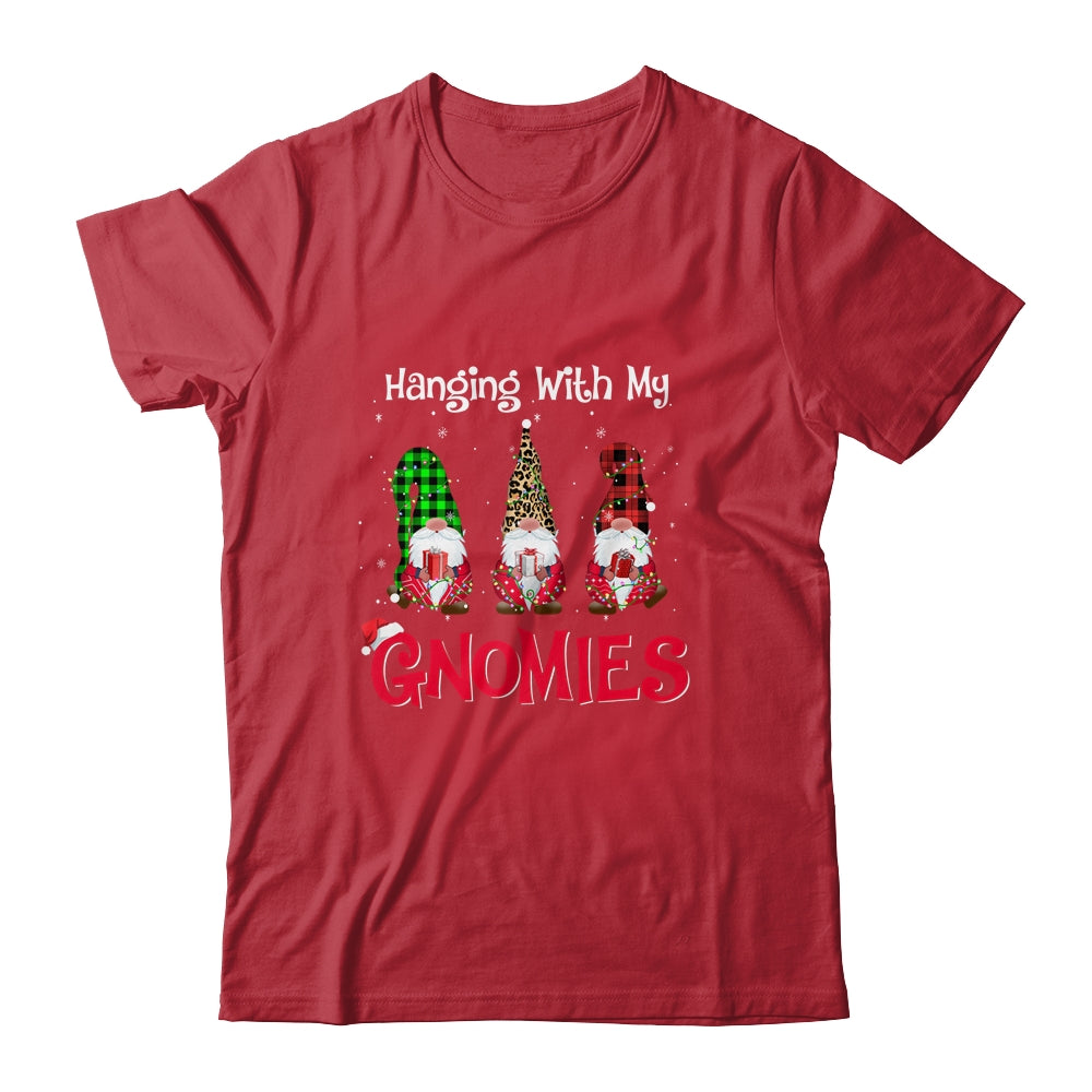 Hanging With My Gnomies Nordic Santa Gnome Christmas Pajama T-Shirt & Sweatshirt | Teecentury.com