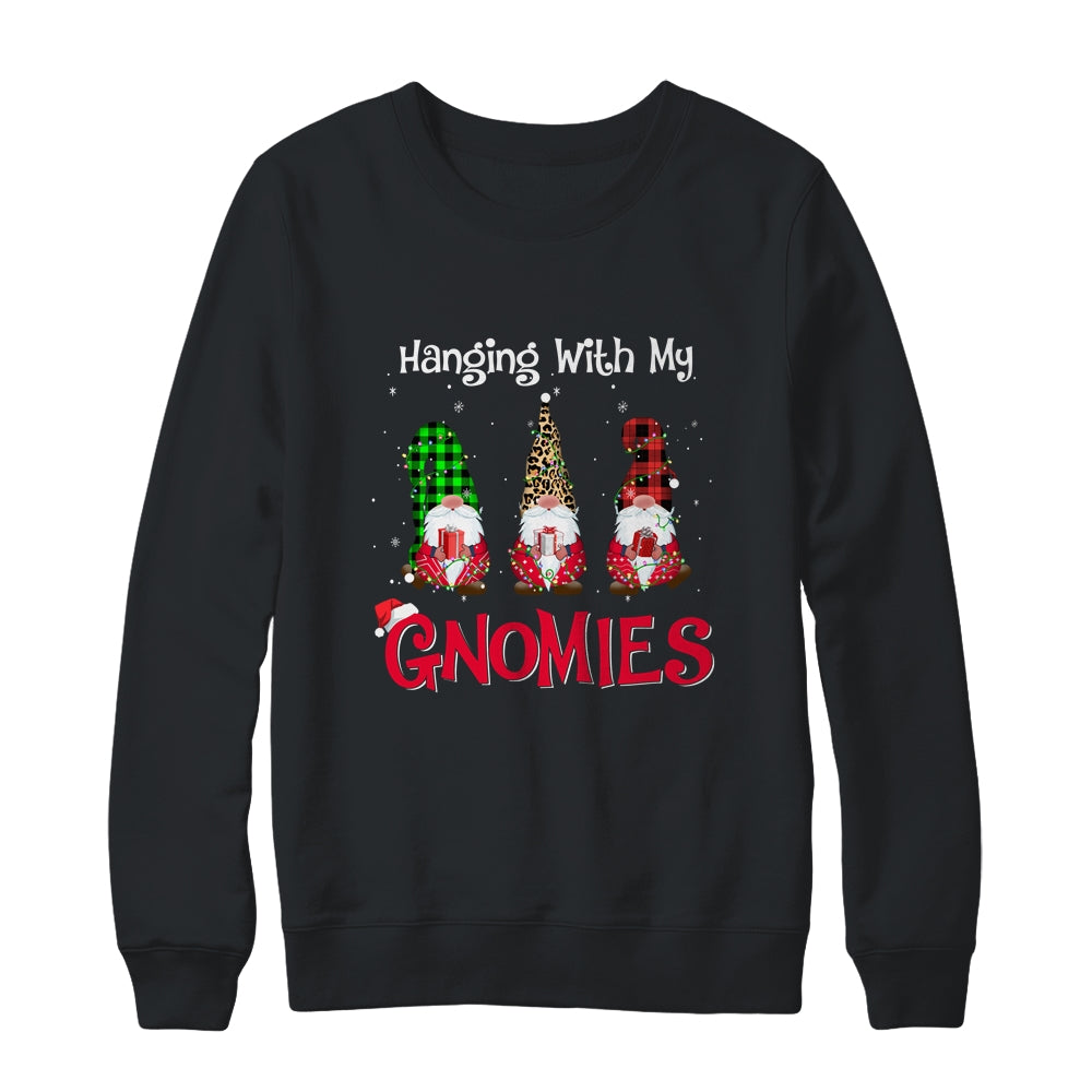 Hanging With My Gnomies Nordic Santa Gnome Christmas Pajama T-Shirt & Sweatshirt | Teecentury.com