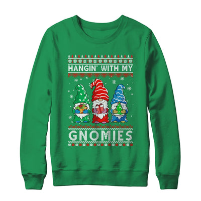 Hanging With My Gnomies Santa Ugly Christmas Xmas T-Shirt & Sweatshirt | Teecentury.com